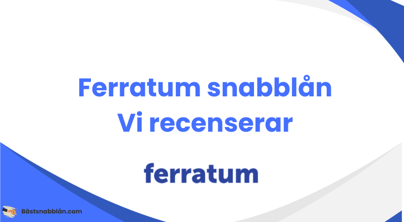 Ferratum snabblån recension