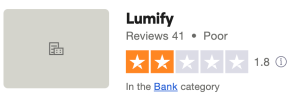 Lumify Trustpilotbetyg