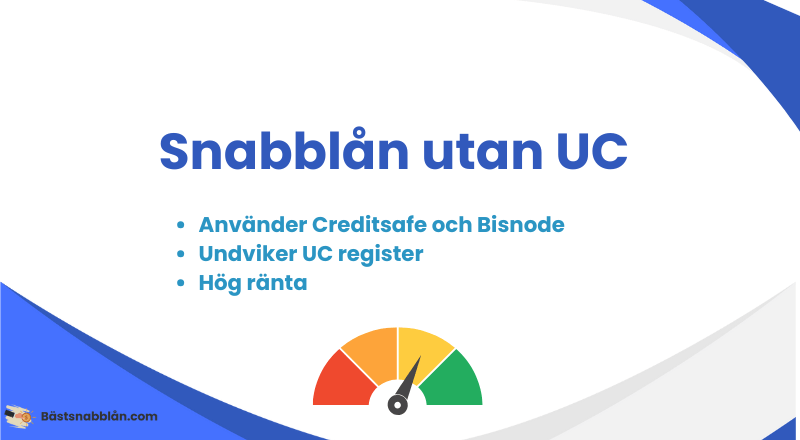 Snabblån utan UC